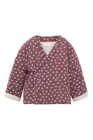 Veste en imprimé floral - Rouge