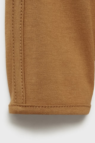 T-shirt à empiècement drapeau - Ocre