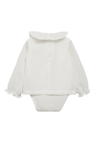 Blouse popeline - Blanc