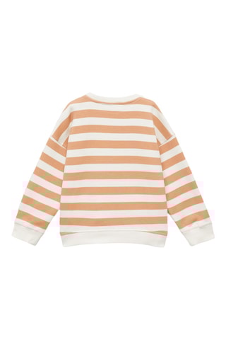 Sweat-shirt coton dessin - Caramel