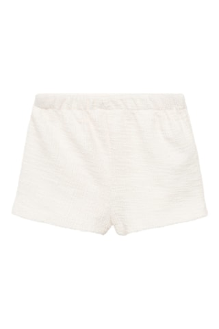 Jupe short noeud - Blanc
