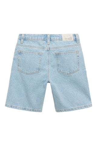 Bermuda jean - Bleu clair