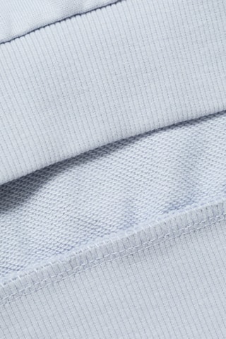 Sweat-shirt brodé rayures - Bleu