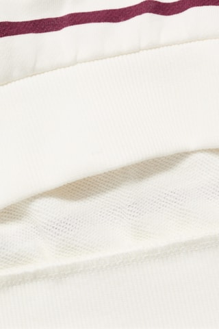 Sweat-shirt brodé rayures - Rouge