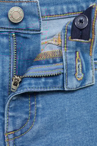 Jean flare ourlet effiloché - Bleu