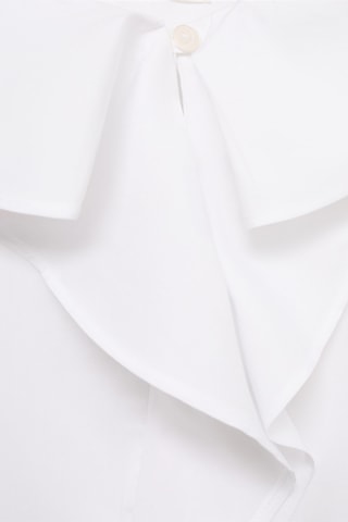 Chemise détail volants - Blanc