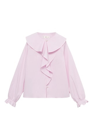Chemise détail volants - Rose