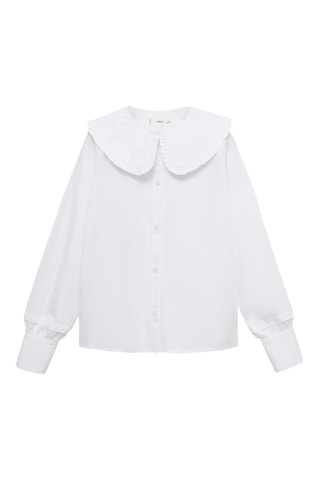 Chemise col Claudine - Blanc