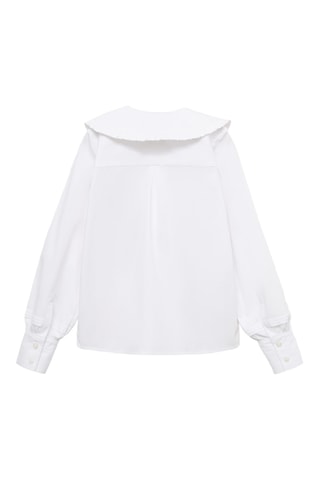 Chemise col Claudine - Blanc