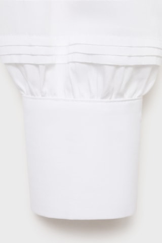 Chemise col Claudine - Blanc