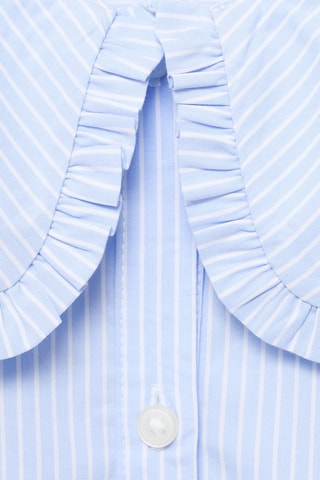 Chemise col Claudine - Bleu