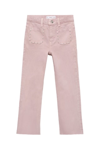 Jean flare clouté - Violet clair