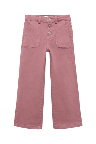 Jean droit à poches - Rose