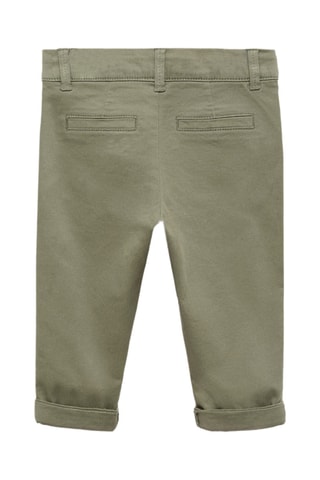 Pantalon chino coton - Kaki