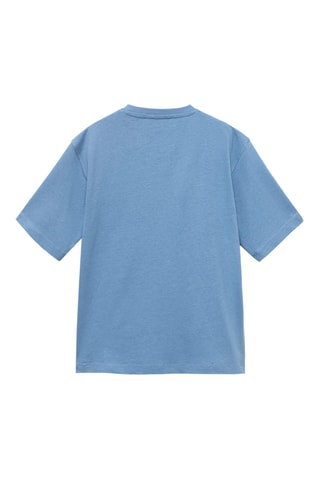 T-shirt imprimé manches courtes - Bleu