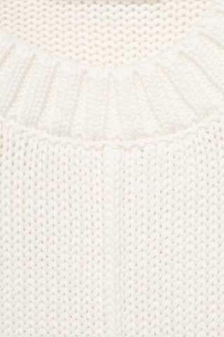 Pull-over maille manches longues - Blanc