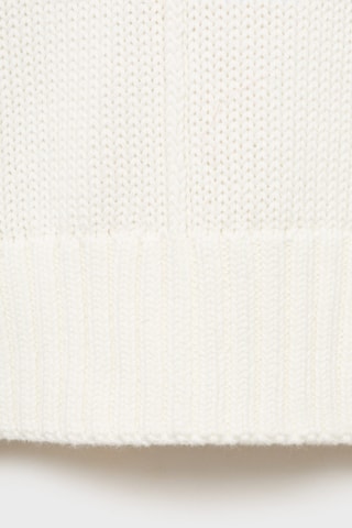 Pull-over maille manches longues - Blanc