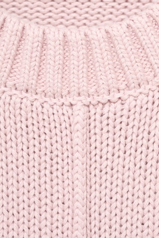 Pull-over maille manches longues - Rose clair