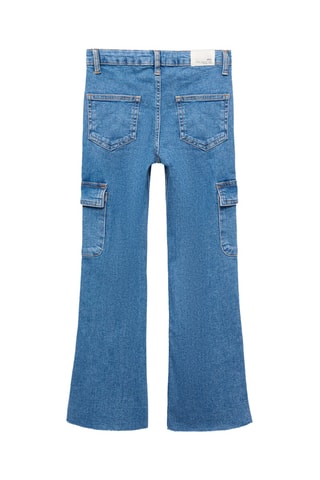 Jean cargo flare - Bleu