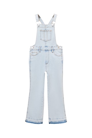 Salopette en jean coton - Bleu clair