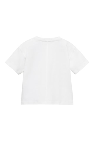 Camiseta algodón estampado - Blanco