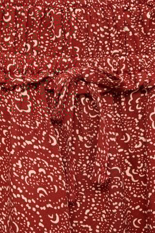 Jupe courte imprimée - Orange