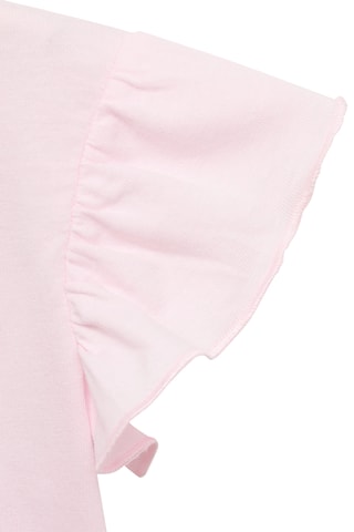 T-shirt imprimé paillettes - Rose