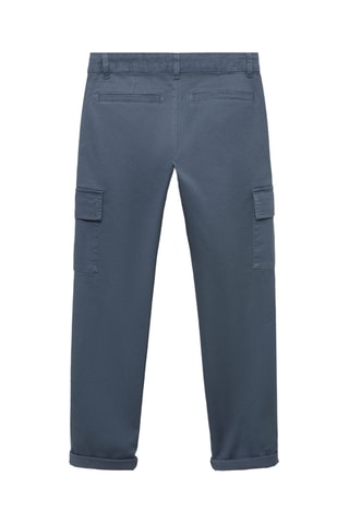 Pantalon cargo coton - Bleu