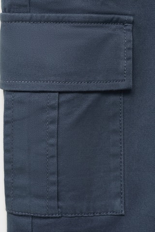 Pantalon cargo coton - Bleu