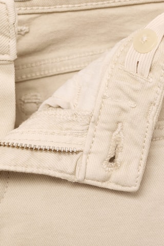 Jean taille basse à clous - Sable