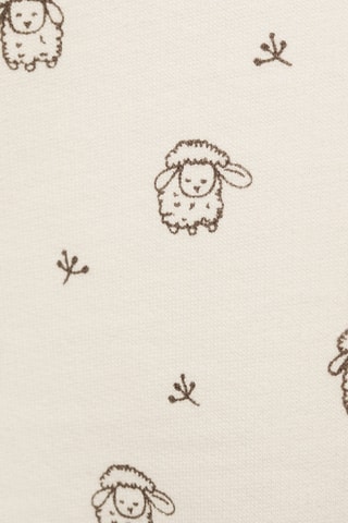 Sweat-shirt coton imprimé - Blanc