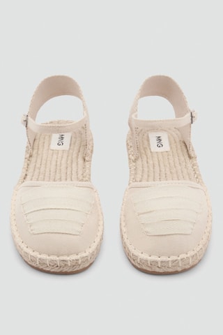 Espadrilles fermeture à boucle - Sable
