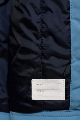 Parka imperméable, intérieur matelassé - Bleu