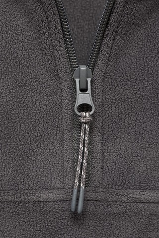 Sweat-shirt polaire fermeture Éclair - Gris foncé