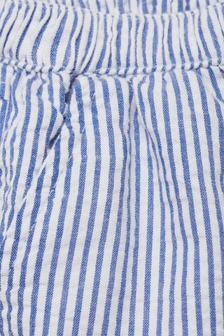 Short rayures coton - Bleu