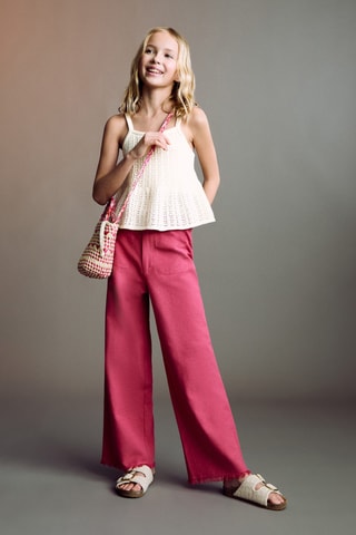 Sandales texture boucles - Blanc