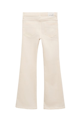 Jean flare poches - Écru