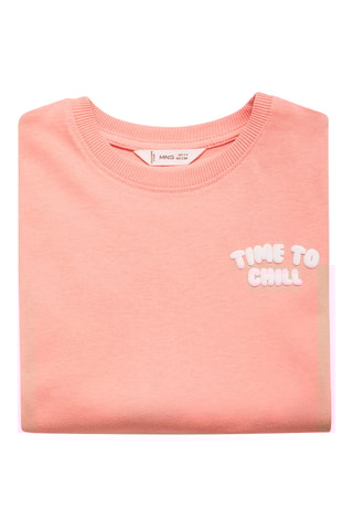 T-shirt imprimé manches courtes - Saumon