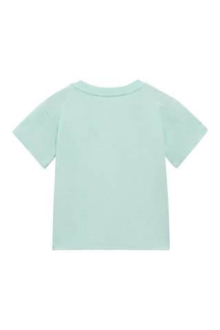 T-shirt imprimé poche - Vert menthe