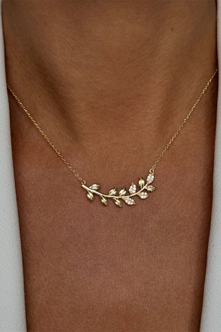 Collier - Argent plaqué or jaune