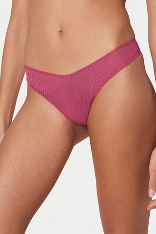 Tanga Harmony Spotlight High Leg Brazilian - Paars
