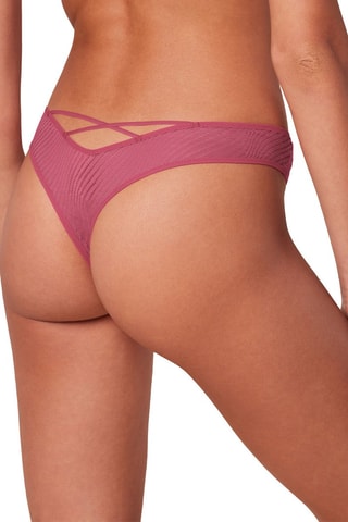 Tanga Harmony Spotlight High Leg Brazilian - Paars