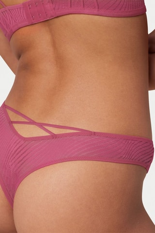 Tanga Harmony Spotlight High Leg Brazilian - Paars