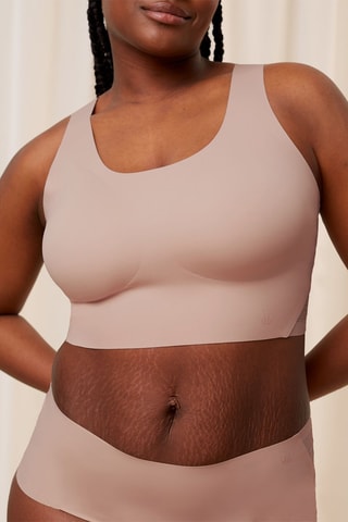 Sportbeha Flex Smart Pull-On Bra Top Ex - Beige