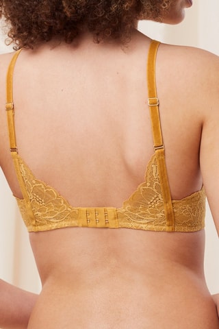 Bralette Amourette Charm Shimmer Bustier - Okergeel