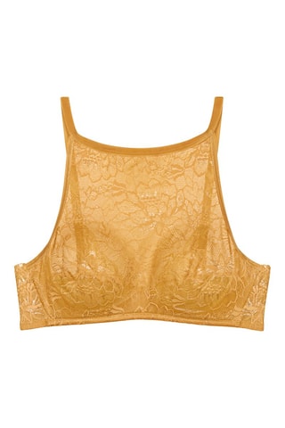 Bralette Amourette Charm Shimmer Bustier - Okergeel