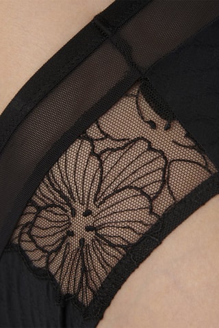 Slip Azalea Florale - Zwart