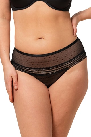 Slip Hoge Taille Tempting Zwart
