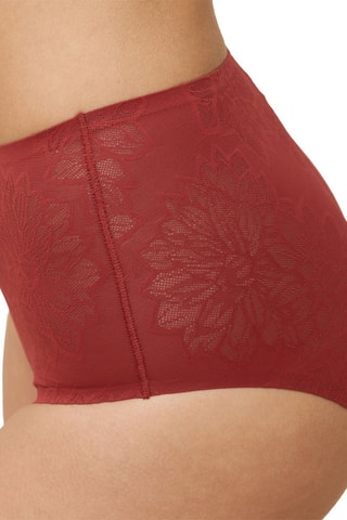 Slip Hoge Taille Fit Smart Maxi EX - Steenrood