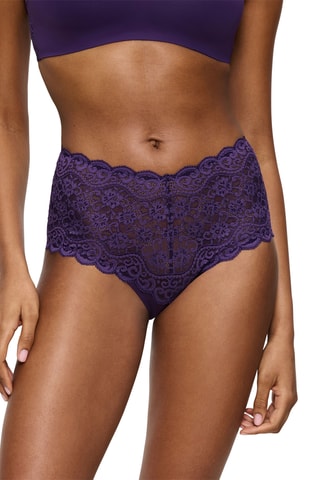 Slip Hoge Taille Maxi Amourette - Paars